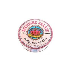 Recca Salted Anchovies - Net Weight 1lb. 12oz (Drained Weight 1lb. 3oz.)