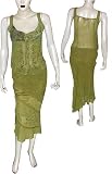 Skirt Top Set Georgette Embroidery Womens Casual Sundresses Size P