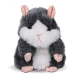 1pieces Gray Takara Tomy Mimicry Pet Hamster Talking Plush Toy Talking Hamster