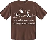 Shirt Zauber Fun T-Shirt - Ein Leben ohne Hund ist m�glich - 