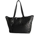 Prada Handbags (Black) Basketwoven Leather Tote BR3882