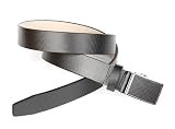 Anthoni Crown Mens Leather Belt Matrix Grey