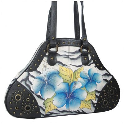 Medium Shopper Bag in Wild Hibiscus