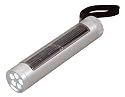 Vivanco Solar LED Taschenlampe, 5 LEDs mit NiMh-Akku Aufladen Solarpanel