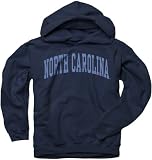 North Carolina Tar Heels Youth Navy Arch Hooded Sweatshirt