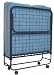 Serena Light Weight Portable Folding Rollaway Bed (Metal Frame and Foam Mattress)
