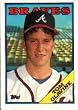 1988 Topps Tom Glavine Rookie Baseball Card #779 - Shipped In Protective Display Case!