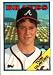 1988 Topps Tom Glavine Rookie Baseball Card #779 - Shipped In Protective Display Case!