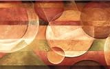 Autumn Circles Wallpaper Border