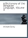 A Dictionary of the Bengalee Language, Volume II