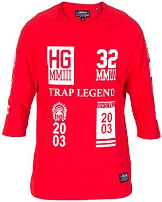 Hustle Gang Trap Legend Knit Top Red L