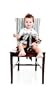 Tie Chair in Blue Stripe