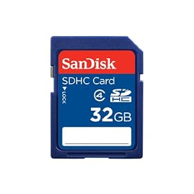 Sandisk 32GB Secure Digital SD Card - Retail Packaging