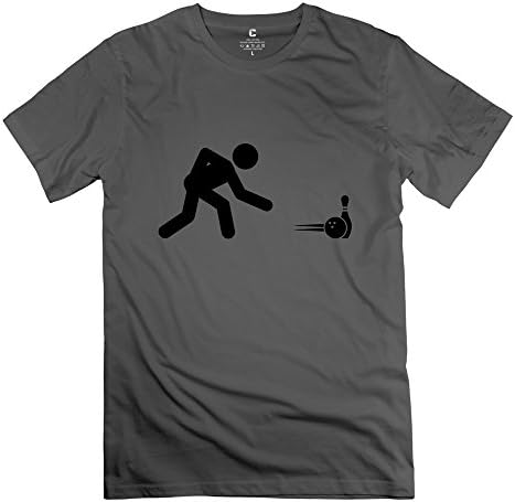 MJEE Men's Tshirt Bowling Size XL DeepHeather