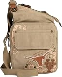 Fossil Women's NCAA Bag - Texas - Letterman Traveler (Color: Camel)