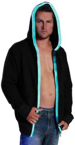 Light Up Hoodie - Sound Activated Blue - Medium