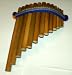Musical Instruments : Curved Antara Pan Flute Pan Pipe 13 Notes Varnished