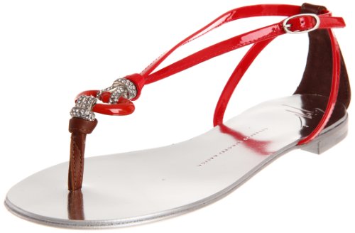 Giuseppe Zanotti Women's E20355 Flat,Ciocco,9 M US