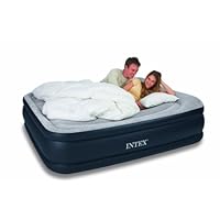 Intex Deluxe Pillow Rest Raised Comfort Queen