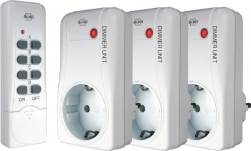 Elro AB440D/3C Funkfernschalter-Set zum Dimmen mit Fernbedienung