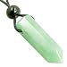 Healing Green Aventurine Crystal Point Pendant Necklace