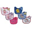 3-Pack Side-Closure, Applique & Embroidery Baby Bibs