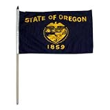 Oregon Flag 12 x 18 inch