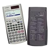 New Casio Financial Calculator 4 Lines 10 Characters Dot Matrix Amortization Statistics Margin