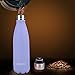 AOMERLY Double Walled Vacuum Insulated Stainless Steel Sport Water Bottle BPA Free - Lavender