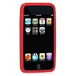 Red Durable Rubber Soft Silicone Skin Cover Case for Apple Ipod Touch Itouch ...