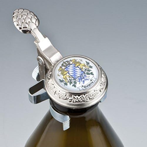 Bayern Crest Beer Bottle Lid, Oktoberfest Party Favor Beer Bottle Stein Lid by GermanStein
