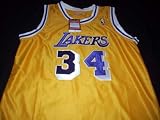 Shaquille O'Neal Mitchell and Ness Home Gold Throwback Los Angeles Lakers Size 52 Jersey