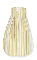 Pinolino 76543-3S70 - Kugelschlafsack 'Streifen gr&uuml;n/grau' Sommer