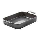 Revol Eclipse BCE0226-152 Roasting Dish, Slate, 10.25 x 7.25 x 2.25, 1.8 qt