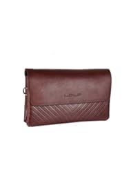 Shoes: Mens Genuine Leather Purse Long Organizer Wallet Clutch with Credit Card Holder Red Brown