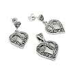 Elegant Heart Marcasite Set