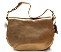 AUTHENTIC COACH ALI ROSEGOLD LEATHER FLAP HOBO 13652