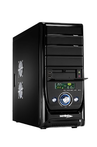 Sentey DS1-4237 ATX Computer Case with LCD Display & 600-Watts Power Supply