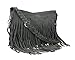 Ayliss Hippie Suede Fringe Tassel Messenger Bag Women Hobo Shoulder Bags Crossbody Handbag