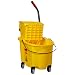 Rubbermaid FG748018 WaveBrake Side Press Combo Mopping System 26 qt Capacity, 18.6" Length x 15.6" Width x 16.7" Height, Yellow