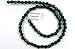 8mm (51 Beads) Medium Emerald, Czech Fire Polished Round Faceted Glass Beads, 16 inch Strand