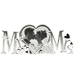 Mr and Mrs Wedding Letters Photo Frame