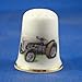 Porcelain China Collectable Thimble -- Vintage Ferguson Tractor with Free Gift Box
