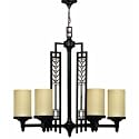 Tahoe Mission Six Light Chandelier