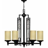 Tahoe Mission Six Light Chandelier