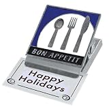 Blue Bon Appetite Clip Magnet