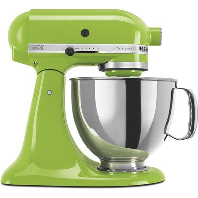 Artisan Series 5 Qt. Stand Mixer with Stainless Steel & Glass Bowls Color: Green Apple