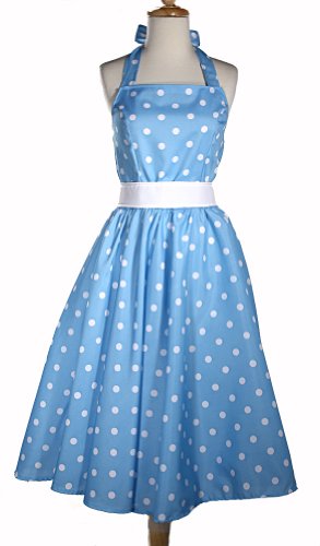 Hey Viv ! 50s Retro Style Halter Dress – Bluebell