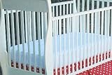Crib Sheet 100% Cotton Snug Fitting 28x52 Color: White