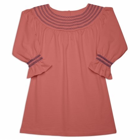 Origany 38A0004T Retro style smocking dress Deep 